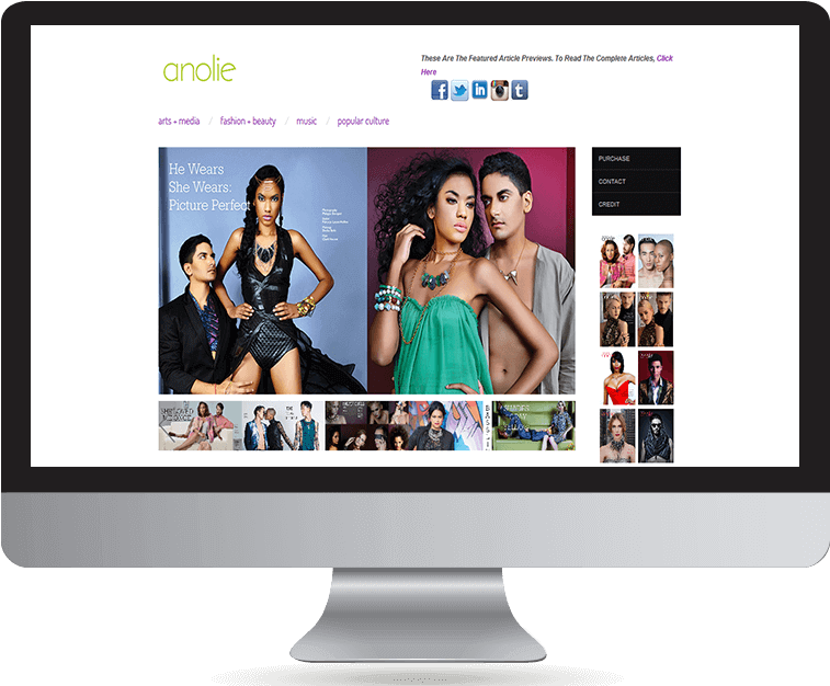 Anoli Magazine - Imac 21 5 (762x635), Png Download