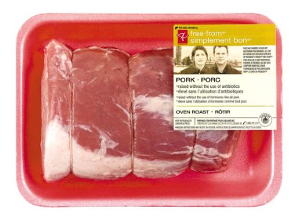 Pc Free From Pork Roast Loin Centre Cut Boneless - Pork Steak (420x420), Png Download