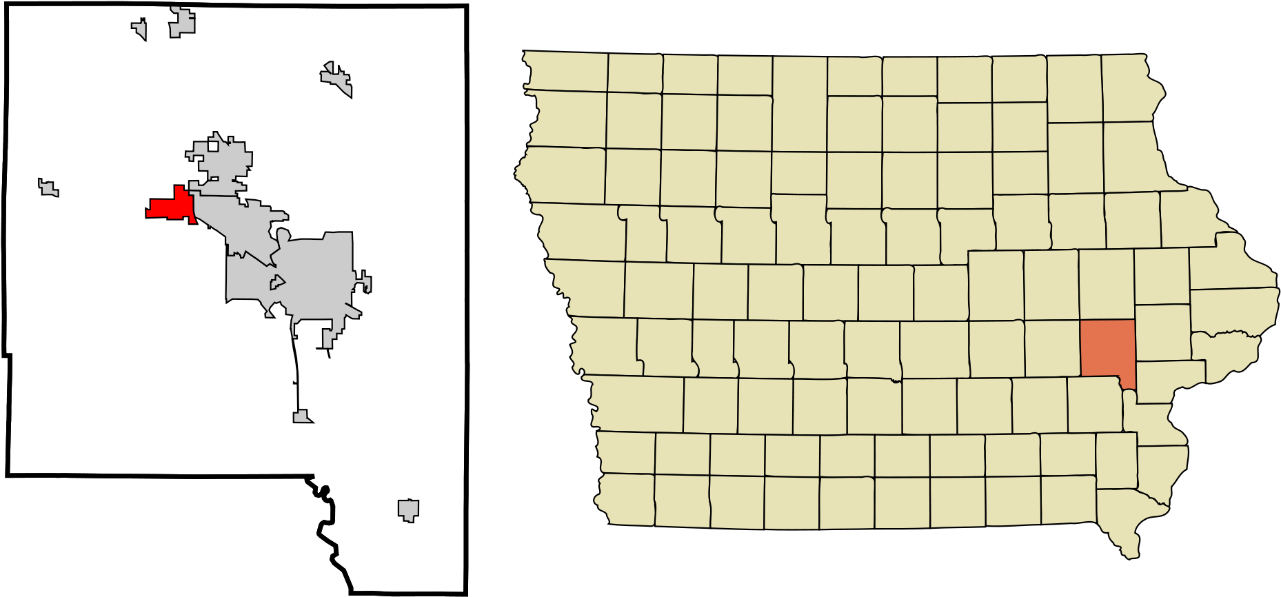 Johnson County Iowa (1200x600), Png Download