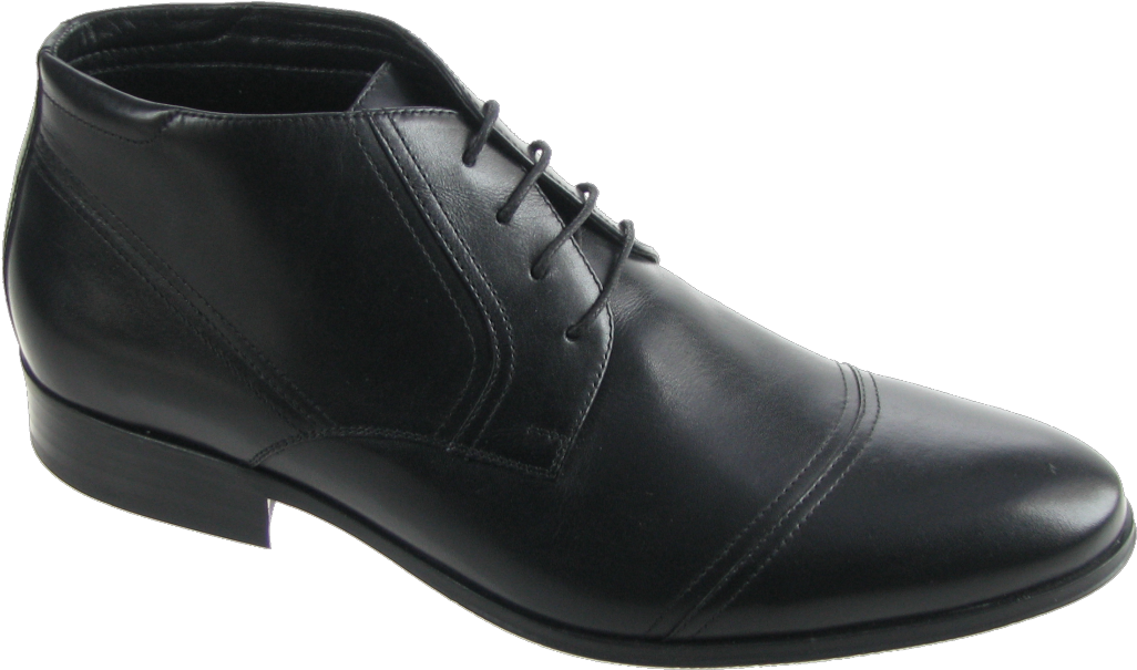 Men Shoes Png Free Download - Black Shoe Transparent Background (600x480), Png Download