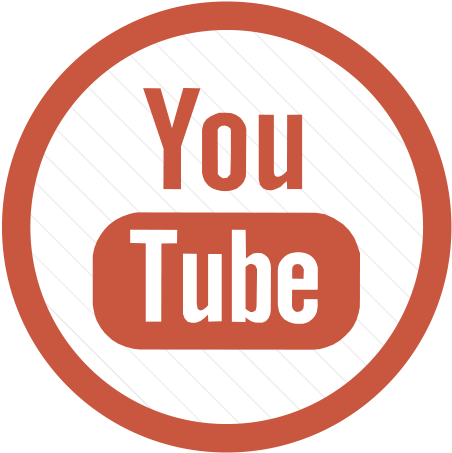 Youtube Icon - Youtube Logo Blue And White (500x500), Png Download