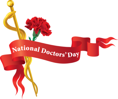 Clip Art And Information About National Doctors' Day - National Doctors Day 2017 (400x336), Png Download
