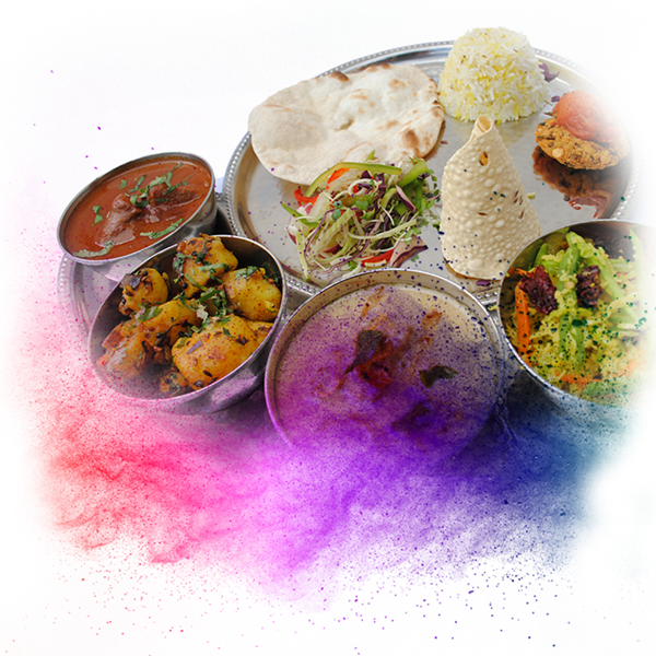 #cardiff #thali #indian #canton Http - Purple Poppadom (600x600), Png Download