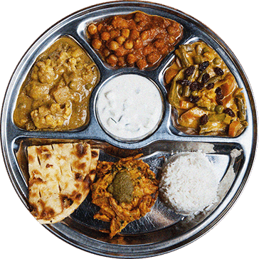 Kvoldthali-græn - Thali Png (364x364), Png Download