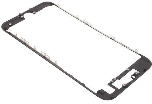 Iphone 7 Black Lcd Supporting Frame Bezel - Smartphone (600x434), Png Download