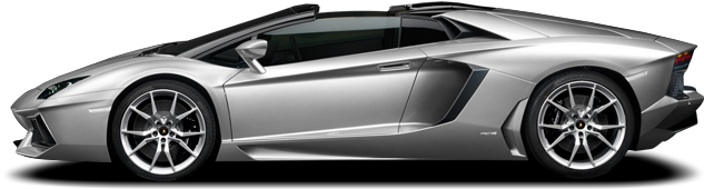 Aventador Specifications Car Specs Auto Lp - Lamborghini Aventador Roadster Side View (640x480), Png Download