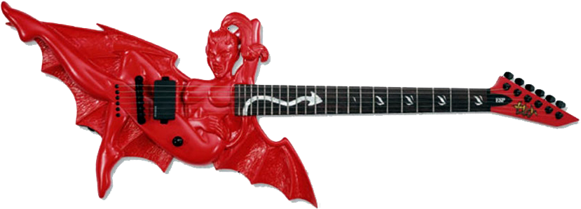 Devil Guitar (900x300), Png Download