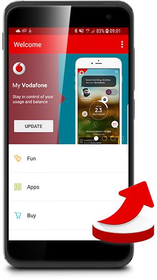 Stay In The Know - Vodafone (1024x680), Png Download