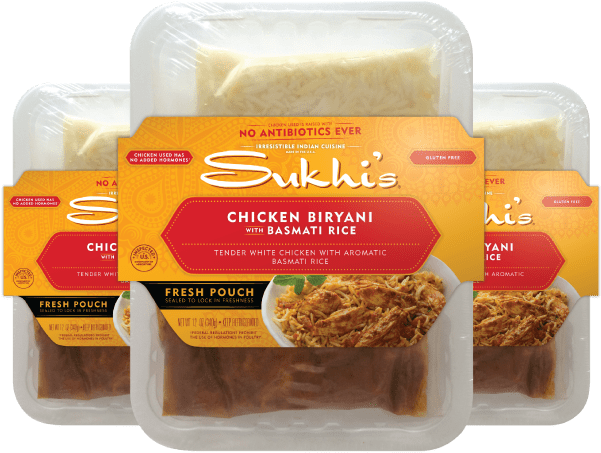 Chicken Biryani - Sukhis Coconut Curry Chicken, Medium - 18 Oz Pack (650x547), Png Download