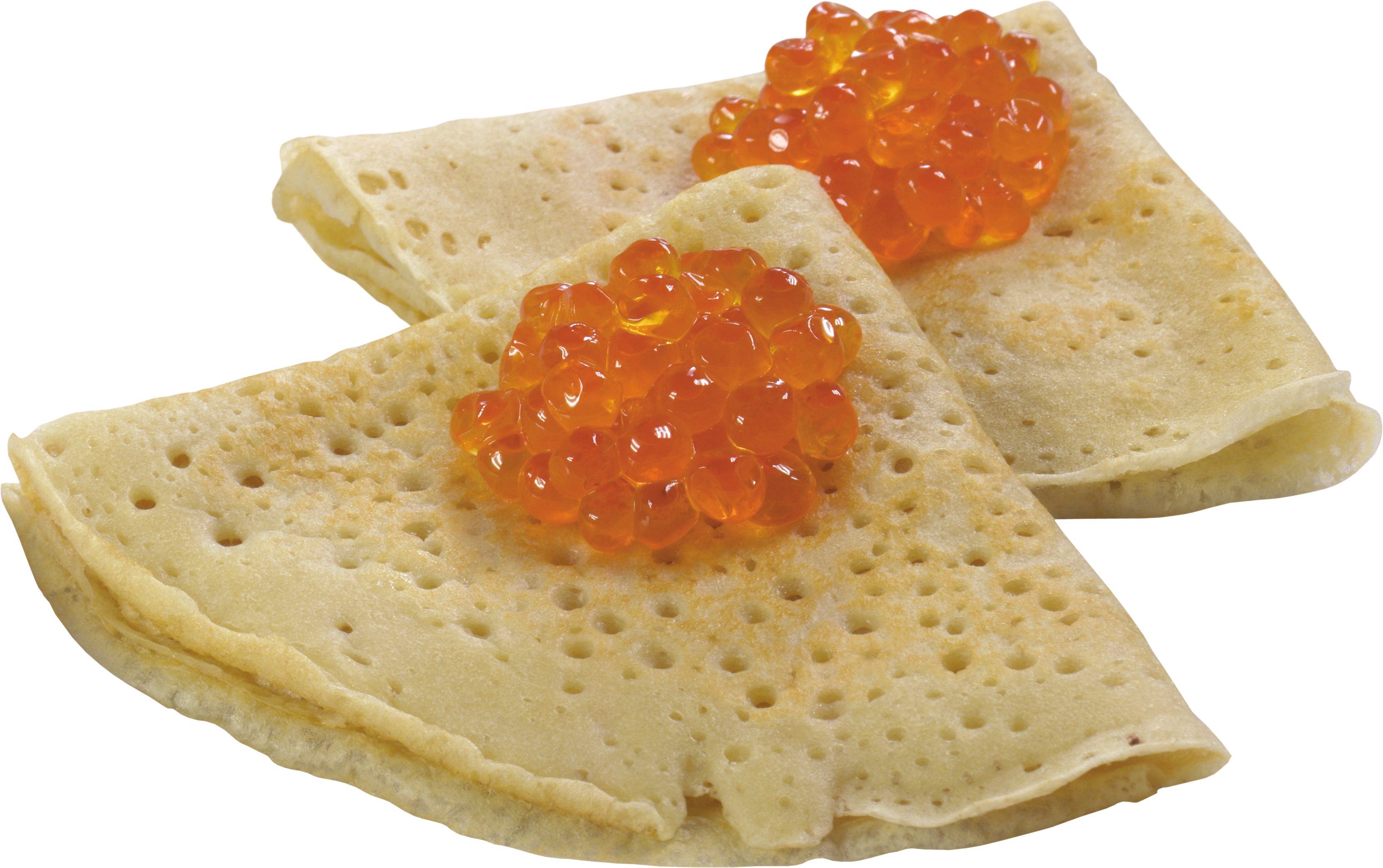 Блины С Икрой Png (3329x2090), Png Download