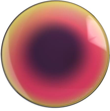 Positive Red Iridium Polarized Cycling, Everyday, Driving - Circle (460x460), Png Download