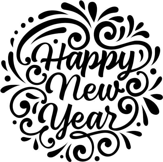 Happy New Year Wishes For Family - New Year Wishes 2018 (626x626), Png Download