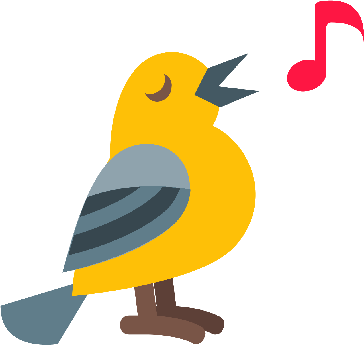 Songbird Cartoon (500x500), Png Download