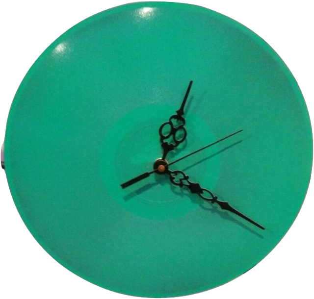 Customised Colored Lp Clock - Lp Record (684x668), Png Download