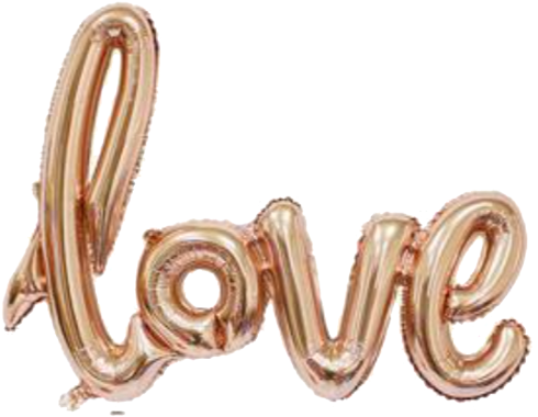 Love Soft Pink Foil Balloon - Foil Balloon Png Love (550x421), Png Download