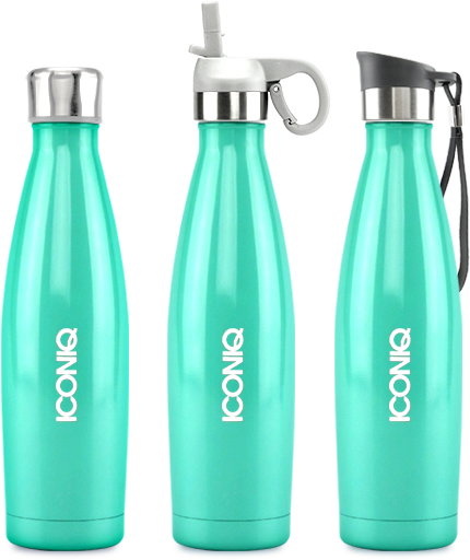 Jet Black 17oz Wonder - Iconiq Stainless Steel Vacuum Insulated Tumbler, 20 (580x660), Png Download