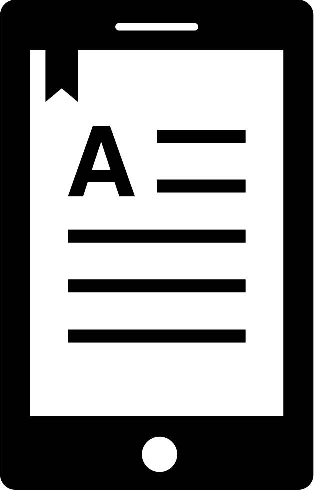 Ebook Comments - Ebook Icon (628x980), Png Download
