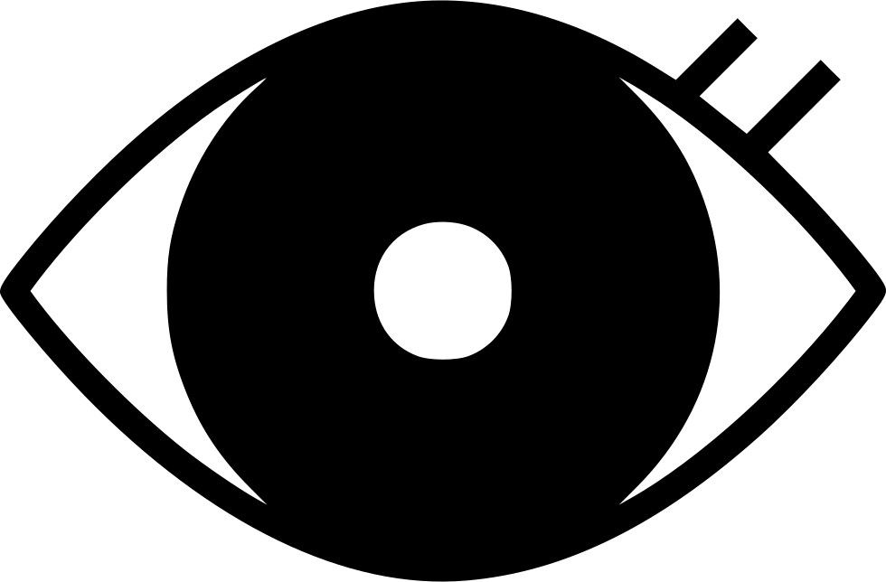 Eye Vision Sight Human Contact Lens Svg Png Icon Free - Contact Lens (980x644), Png Download