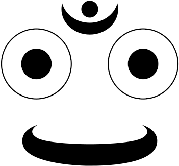 Jagannath May Have Roots In Narasimha (right, Man-lion - Lord Jagannath Eyes (400x360), Png Download