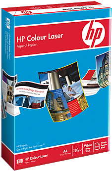 Hp Color Laser Paper 120 Gsm-500 Sht/a4/210 X 297 Mm - Hp Colour Laserjet A4 120gsm Printer Paper White (500 (474x356), Png Download