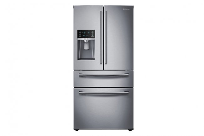 Picture 1 Of - Samsung 25 Cu. Ft. 3-door French Door Refrigerator (650x650), Png Download