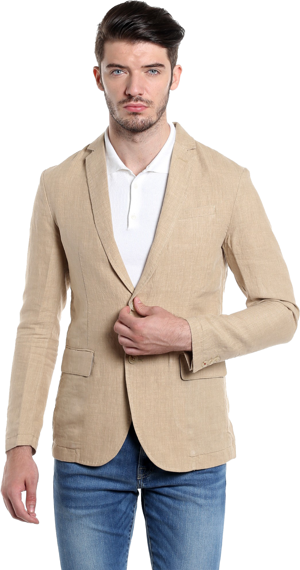Jack And Jones Linen Blazer (1500x2000), Png Download