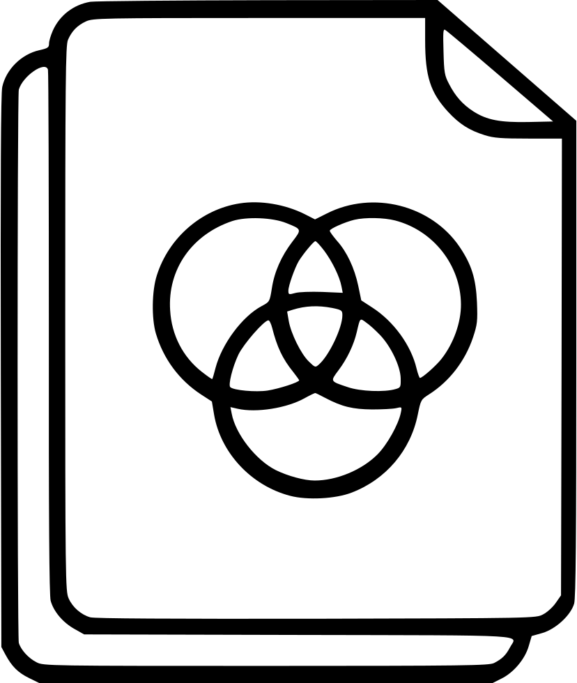 Paper Color - - Venn Diagram Icon White (828x980), Png Download