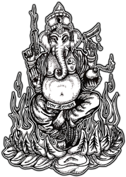 Ganesh I - Sketch (674x518), Png Download