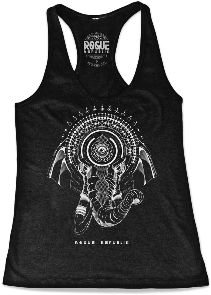 Ganesha Women's Racerback Rogue Republik - Killer Dwarfs Shirt (975x1024), Png Download