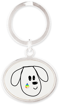 Buddy The Dog Key Chain - Buddy Throw Blanket (350x350), Png Download