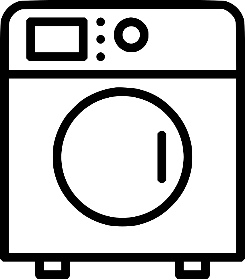 Png File - Washing Machine (858x980), Png Download