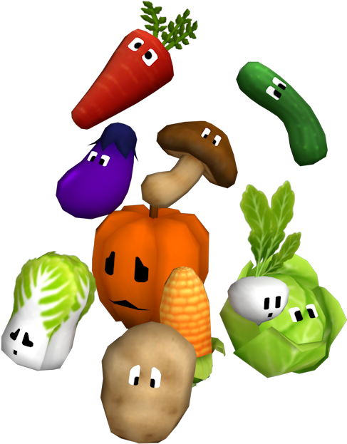 Download Zip Archive - Super Smash Bros Vegetables (750x650), Png Download