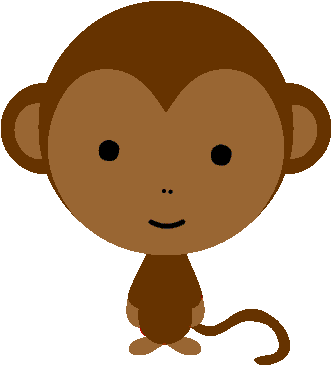 Little Monkey - Angel Tube Station (332x366), Png Download