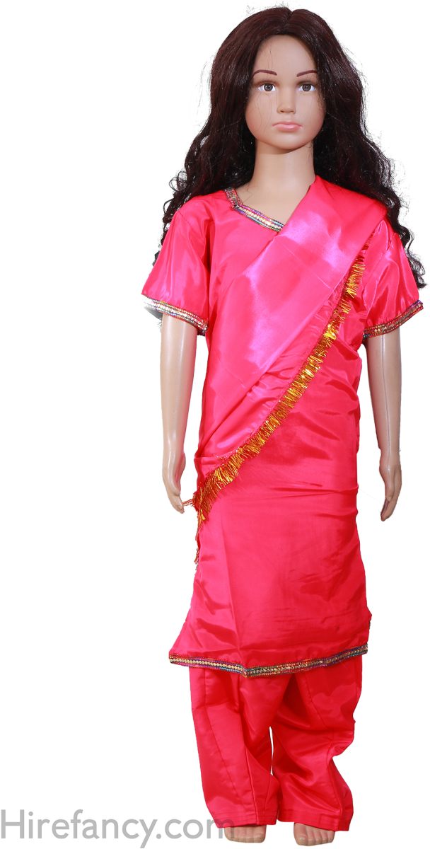 Punjabi Girl Dress - Dress (800x1200), Png Download