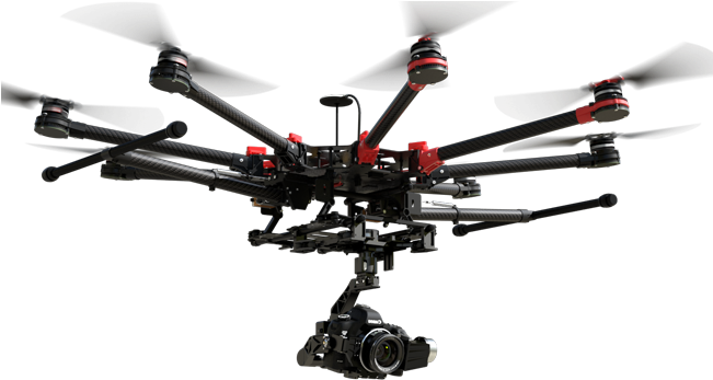 Dji S1000+ Spreading Wings (650x400), Png Download