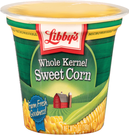 Whole Kernel Sweet Corn - Libby's Whole Kernel Sweet Corn - 7 Oz Cup (500x500), Png Download
