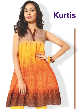 Printed Cotton Kurtis - Kurti Top (315x425), Png Download