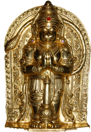 Señor Shiva, Hanuman - Bangaramakki Anjaneya (369x483), Png Download