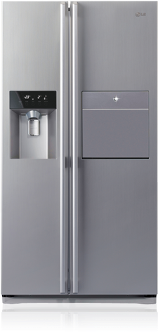 Lg Fridge With Ice Dispenser (335x495), Png Download