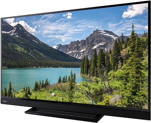 49" Toshiba Ultra Hd Tv Perspective-2 - Swiftcurrent Lake (640x640), Png Download