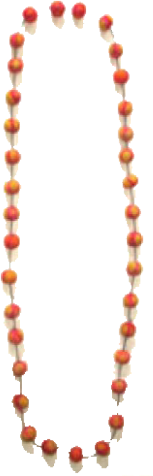 Felt Garland-004 - Felt (700x850), Png Download