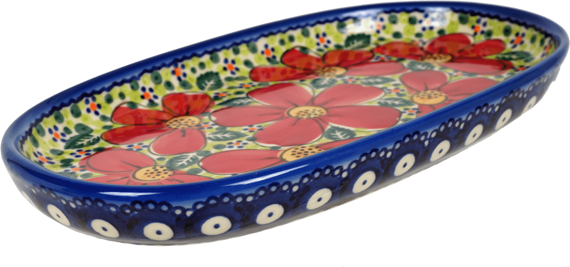 Oval Serving Dish - Pottery (2048x971), Png Download