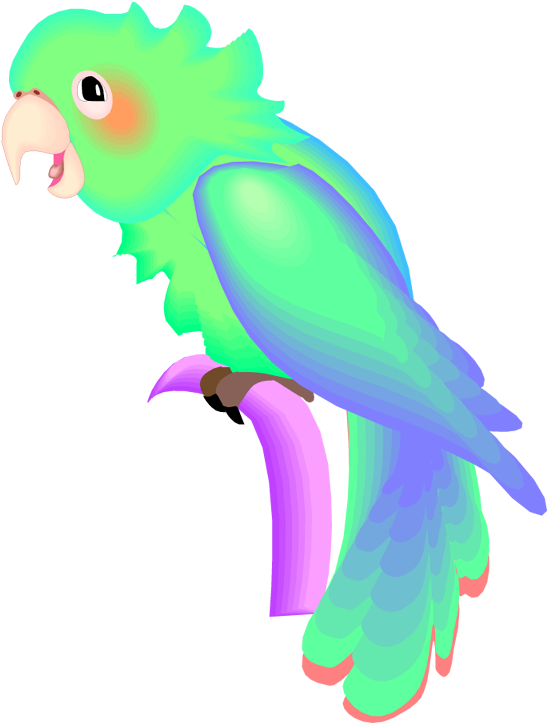 Free And Macaw - Parrot (599x750), Png Download