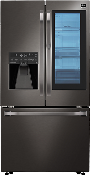 Lg Studio Lsfxc2496d Counter Depth French Door Refrigerator (300x589), Png Download