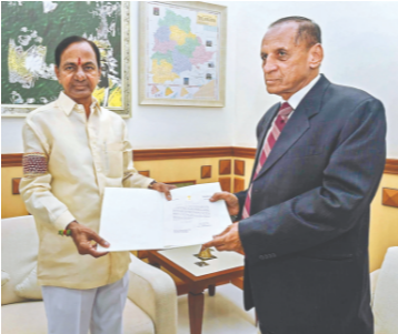 K Chandrashekar Rao Dissolves Telangana Assembly (500x300), Png Download