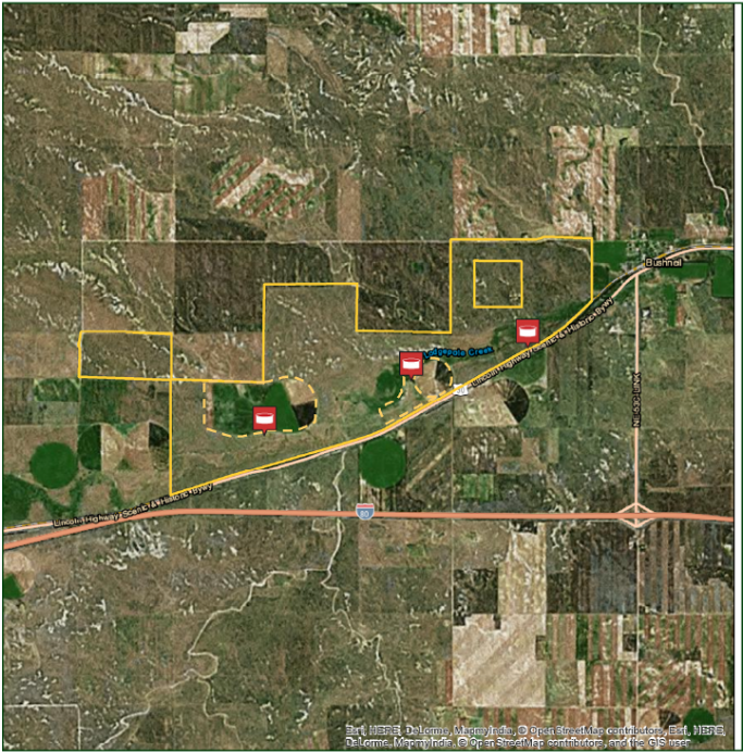 Panhandle Green Valley Ranch- Bushnell, Ne 69128, Usa - Map (1170x738), Png Download