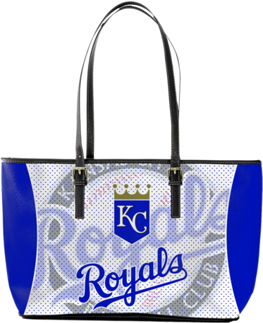 Kcr Awesome Large Leather Tote - Kansas City Royals Baseball Shaped Rug (372x480), Png Download