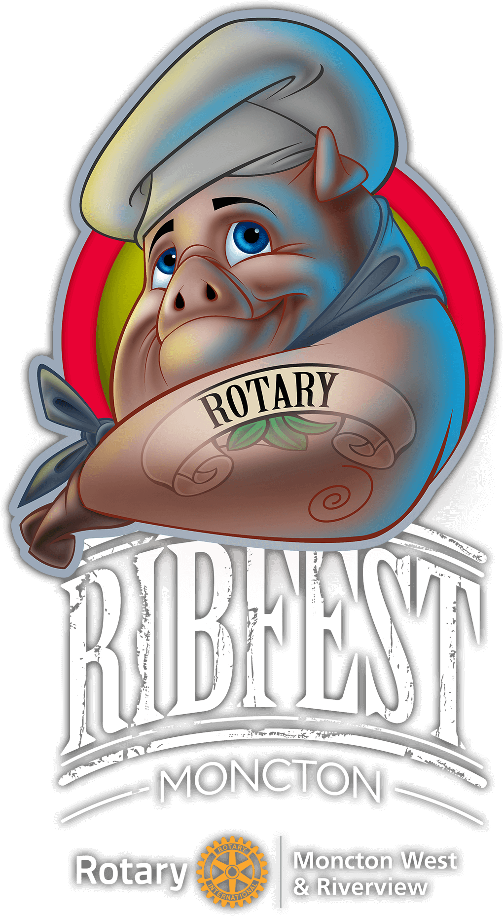 Rotary Ribfest Moncton - Moncton (1800x2000), Png Download