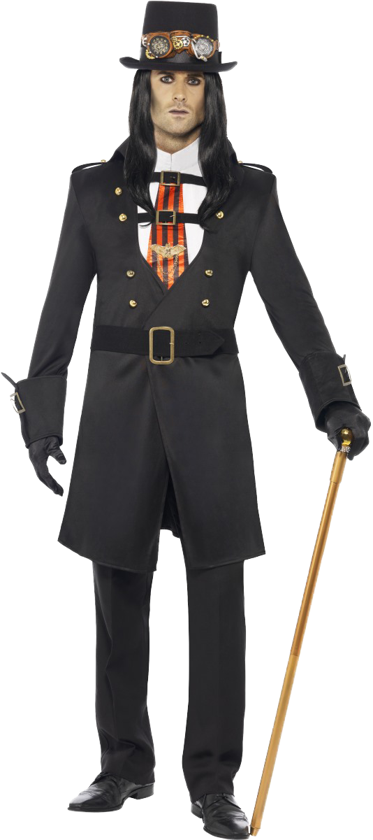 Top 5 Halloween Costumes For Men Png - Steampunk Fancy Dress Ideas (900x1200), Png Download