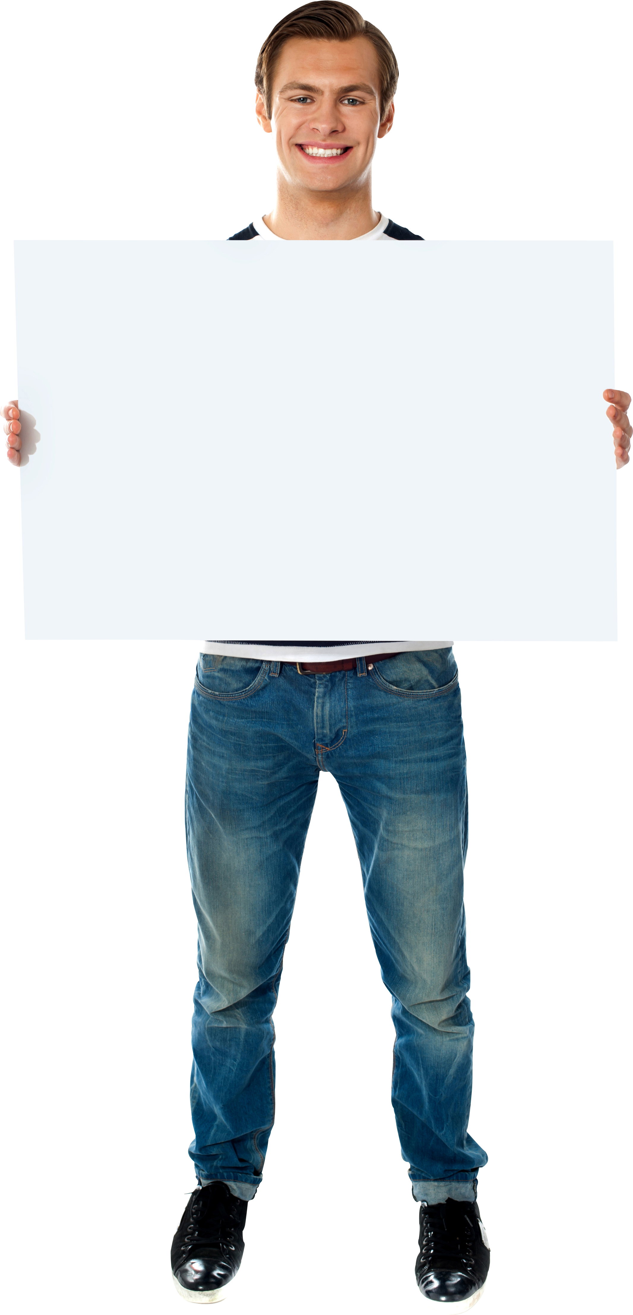 Download Hd Men Holding Banner Free Commercial Use Png Image Holding A Banner Png Transparent Png Image Nicepng Com